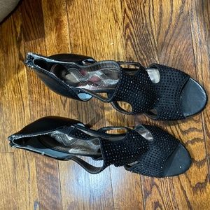 Block High Heels Sandals Open Toe